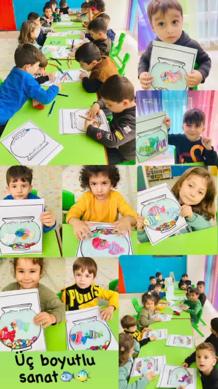 Sanat Atölyesi - Renkli İzler Kreş Eğitim Programı